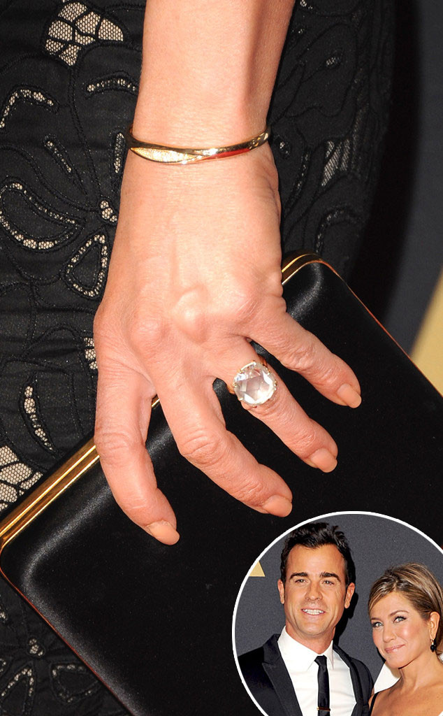 Jennifer Aniston & Justin Theroux's Wedding Rings Were Designed By